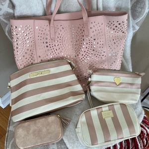 Tote Bag with Zippered Pouches